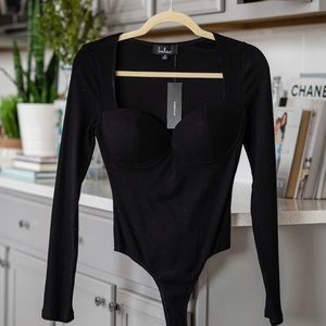 Black Bustier Lulu’s Bodysuit